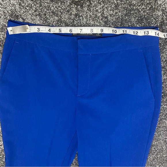 Zara Blue Suit Pants - Picture 8 of 12